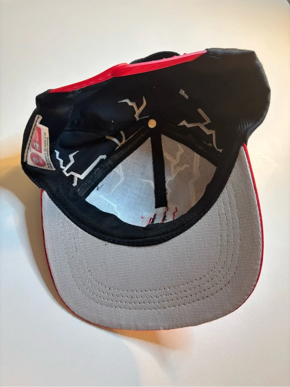 Indiana Hoosiers Black & Red Snapback Cap